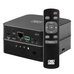 OSD Black SRT1 App Control Media Streaming - Connect WiFi, Bluetooth, Optical, RCA